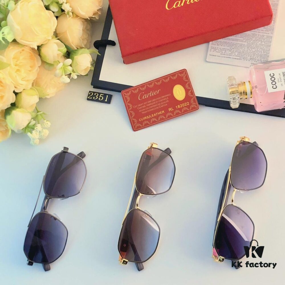 6931acb0ccd8ab3d7afa0ffe Cartier New Men's Sunglasses, Fashionable and Trendy Casual Shades for Travel and Vacation