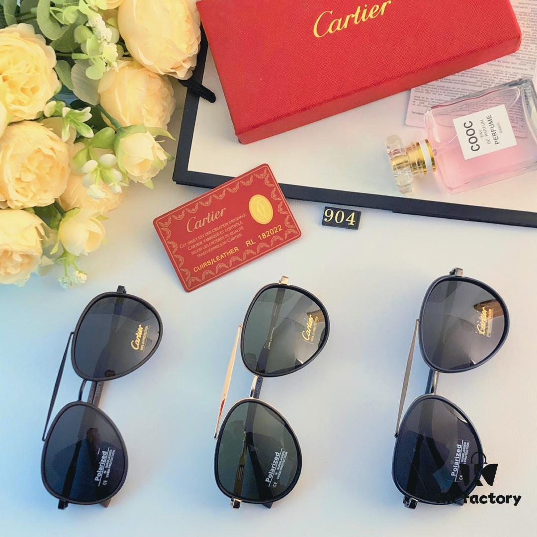 6931acb1ccd8ab3d7afa1007 Cartier Men's Aviator Polarized Sunglasses for Driving, Fishing, and Outdoor Protection