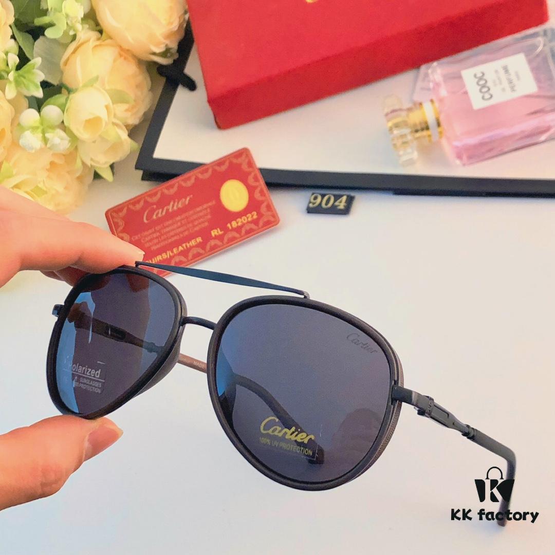 6931acb1ccd8ab3d7afa100b Cartier Men's Aviator Polarized Sunglasses for Driving, Fishing, and Outdoor Protection