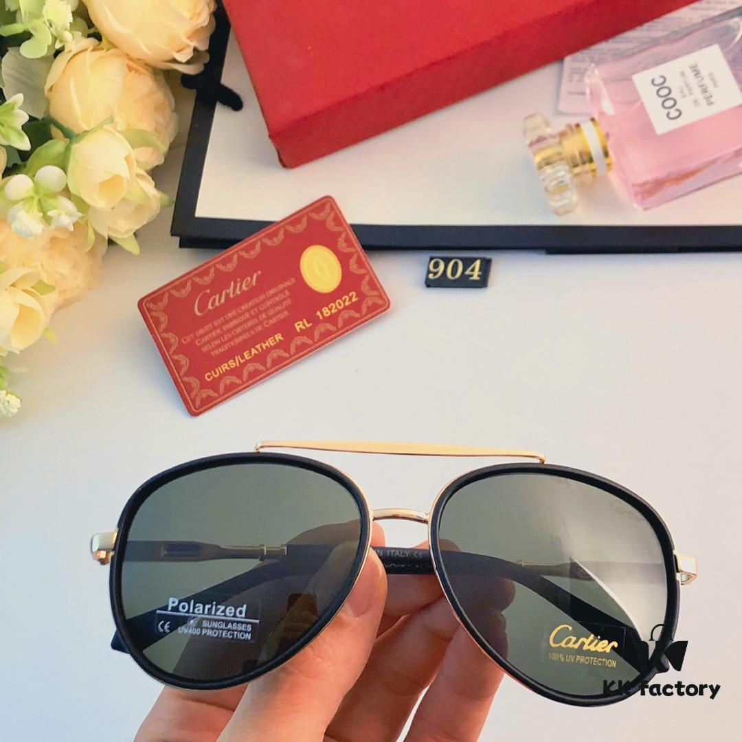 6931acb1ccd8ab3d7afa100e Cartier Men's Aviator Polarized Sunglasses for Driving, Fishing, and Outdoor Protection