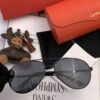 Cartier Unisex Polarized Sunglasses with Dual-Tone Lacquer Finish, Imported Polaroid Lenses Model: CK380664
