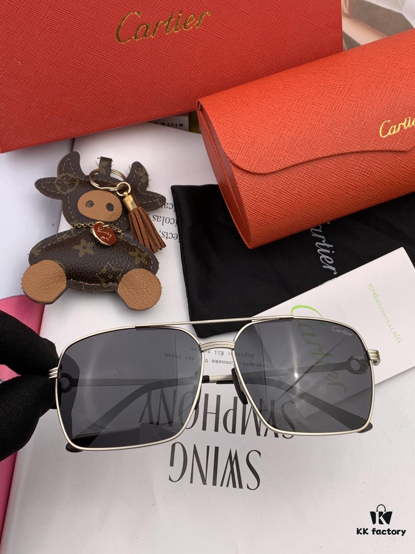 6931acb4ccd8ab3d7afa103b Cartier Unisex Polarized Sunglasses with Dual-Tone Lacquer Finish, Imported Polarized Polylens, Premium Craftsmanship, Model: CK520191