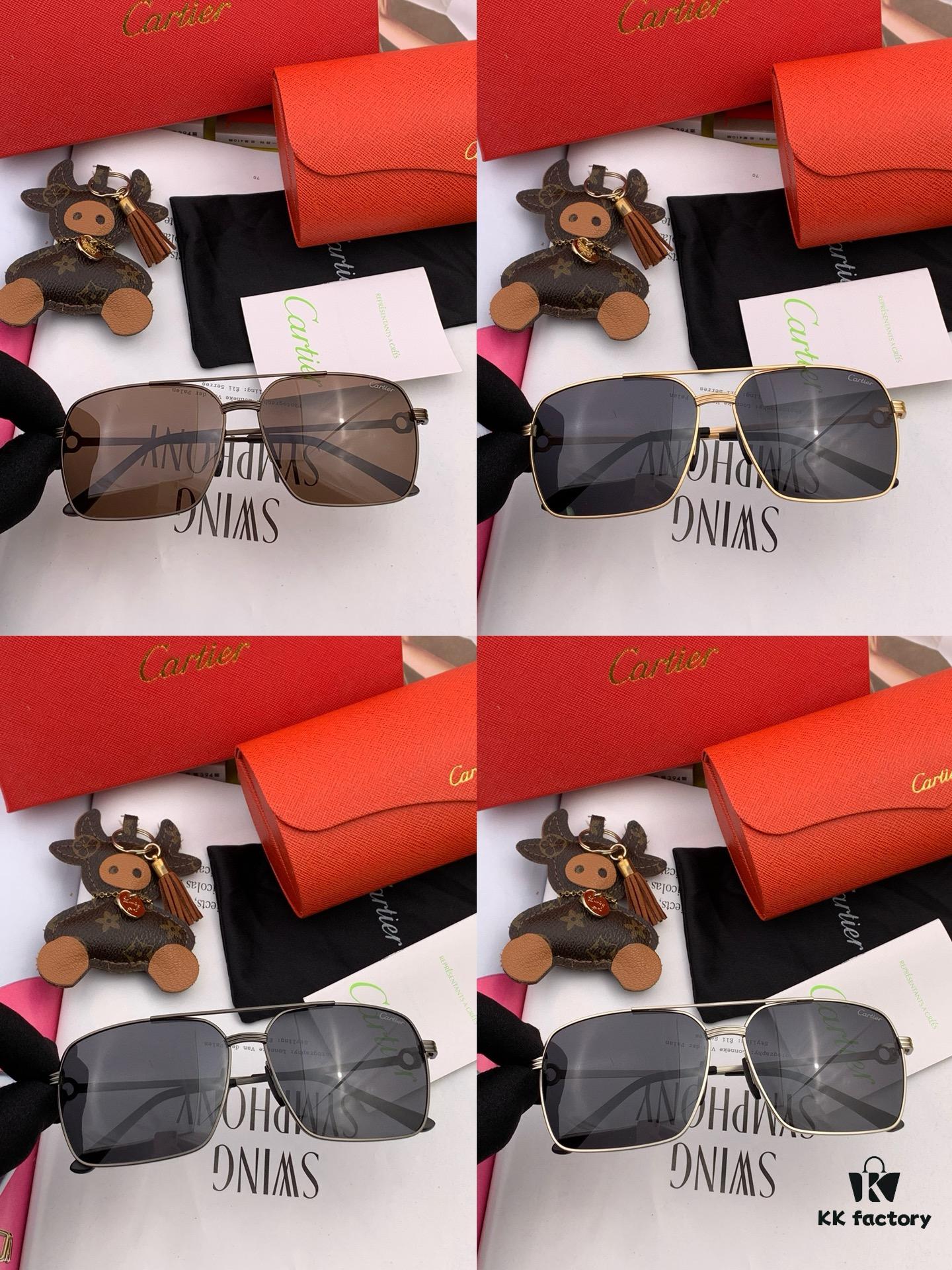 6931acb5ccd8ab3d7afa1041 Cartier Unisex Polarized Sunglasses with Dual-Tone Lacquer Finish, Imported Polarized Polylens, Premium Craftsmanship, Model: CK520191