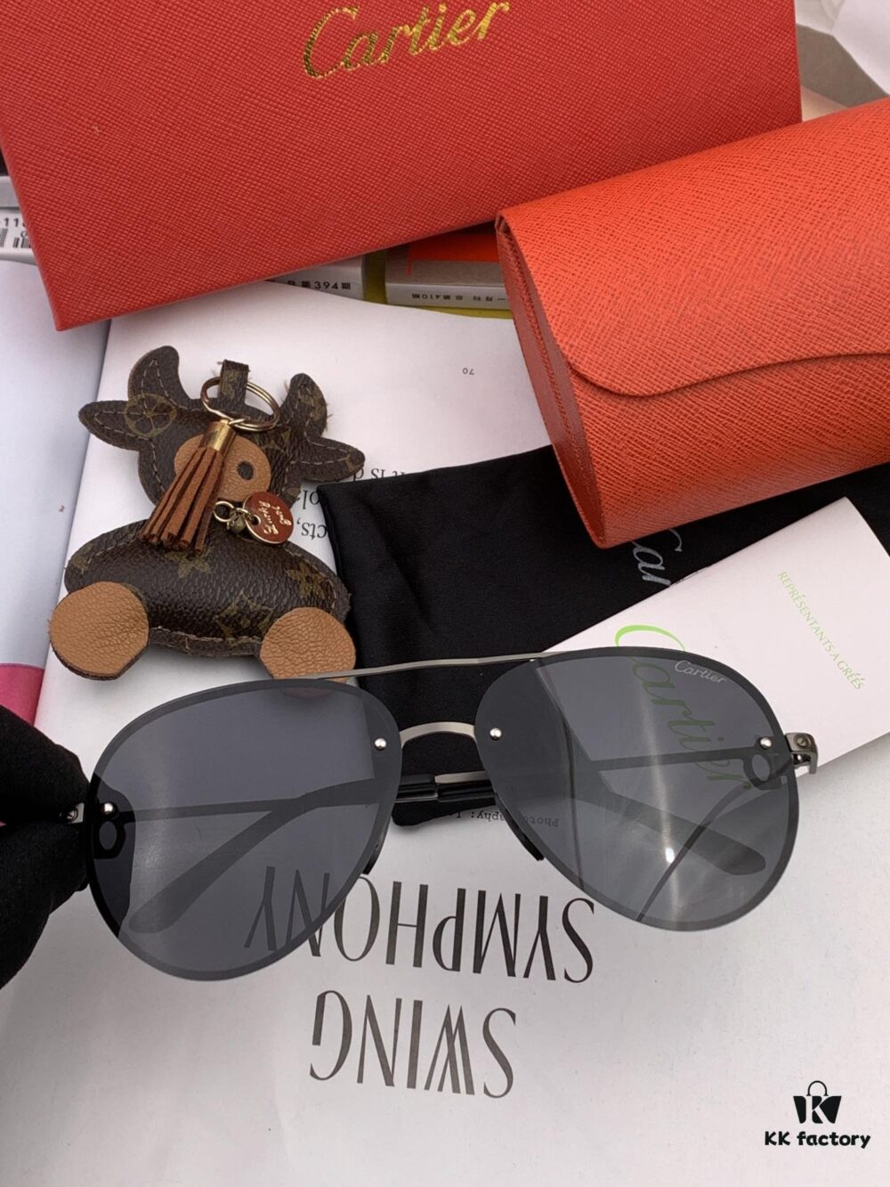 6931acb5ccd8ab3d7afa1042 Cartier Unisex Polarized Sunglasses, Dual-Tone Baked Paint Finish, Premium Imported Polarized Lenses by Polaroid, Exquisite Craftsmanship Reflecting Superior Style