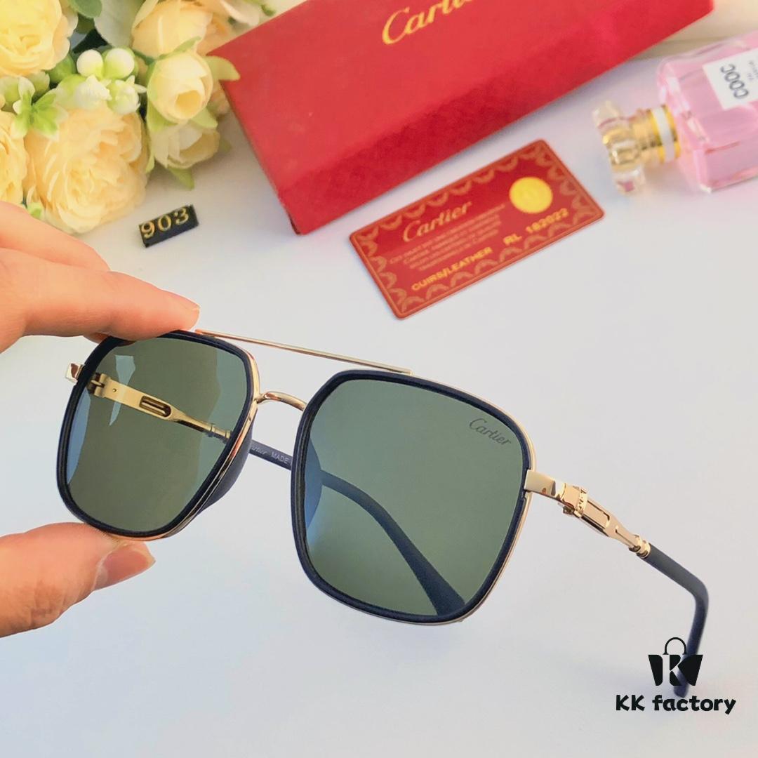 6931acb8ccd8ab3d7afa1075 Cartier Double Bridge Sunglasses for Men, Stylish and Trendy Oversized Sun Glasses, Fashionable UV Protection Shades for Driving and Everyday Wear