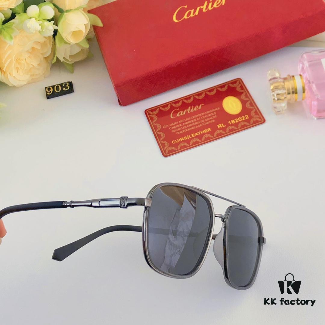 6931acb9ccd8ab3d7afa107a Cartier Double Bridge Sunglasses for Men, Stylish and Trendy Oversized Sun Glasses, Fashionable UV Protection Shades for Driving and Everyday Wear