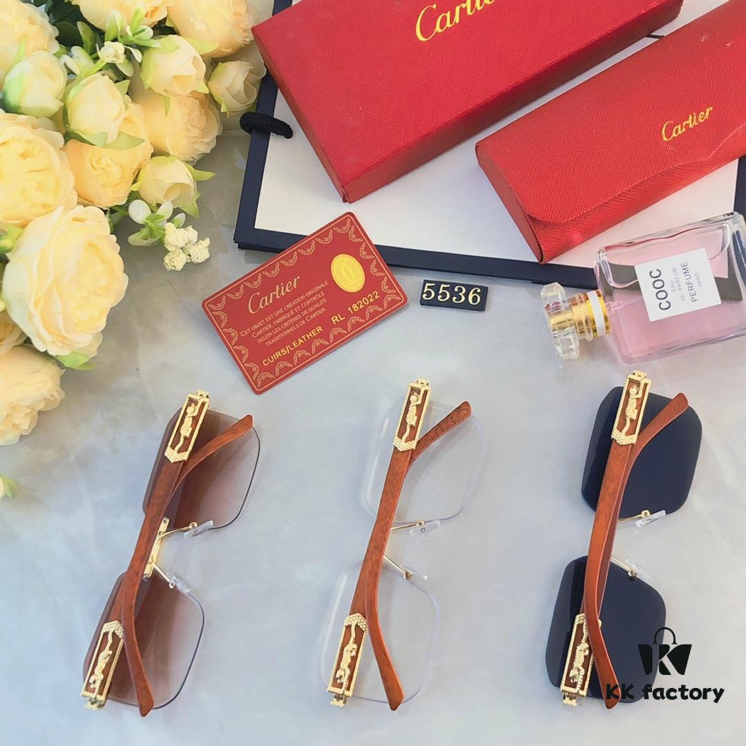6931acb9ccd8ab3d7afa107c Cartier Retro Fashion Square Frameless Cut-Out Sunglasses Unisex, Celebrity-Inspired Trendy Shades