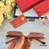 6931acb9ccd8ab3d7afa1080 Cartier Retro Fashion Square Frameless Cut-Out Sunglasses Unisex, Celebrity-Inspired Trendy Shades