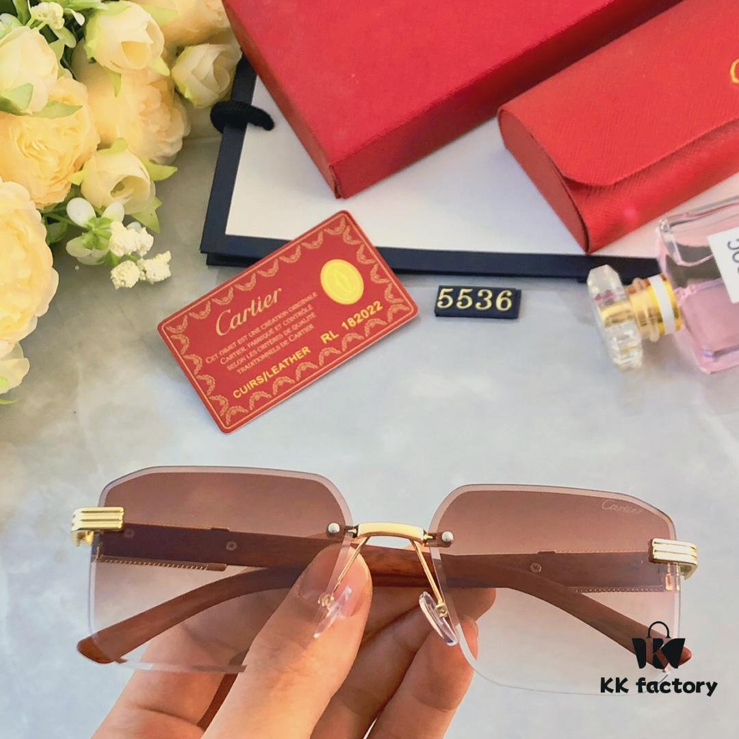6931acb9ccd8ab3d7afa1080 Cartier Retro Fashion Square Frameless Cut-Out Sunglasses Unisex, Celebrity-Inspired Trendy Shades