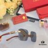 6931acb9ccd8ab3d7afa1083 Cartier Retro Fashion Square Frameless Cut-Out Sunglasses Unisex, Celebrity-Inspired Trendy Shades