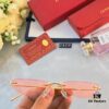 6931acbaccd8ab3d7afa108a Cartier European and American Style Personalized Mini Frameless Sunglasses, Trendy Ocean Lens Sunglasses, New Arrival Sun Glasses