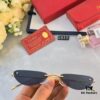 6931acbaccd8ab3d7afa108b Cartier European and American Style Personalized Mini Frameless Sunglasses, Trendy Ocean Lens Sunglasses, New Arrival Sun Glasses