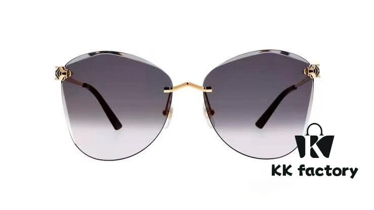 6931acbbccd8ab3d7afa1096 Cartier Golden Plated Nylon Aviator Sunglasses - Sun Protection Model CT0398S Size 62□15-145