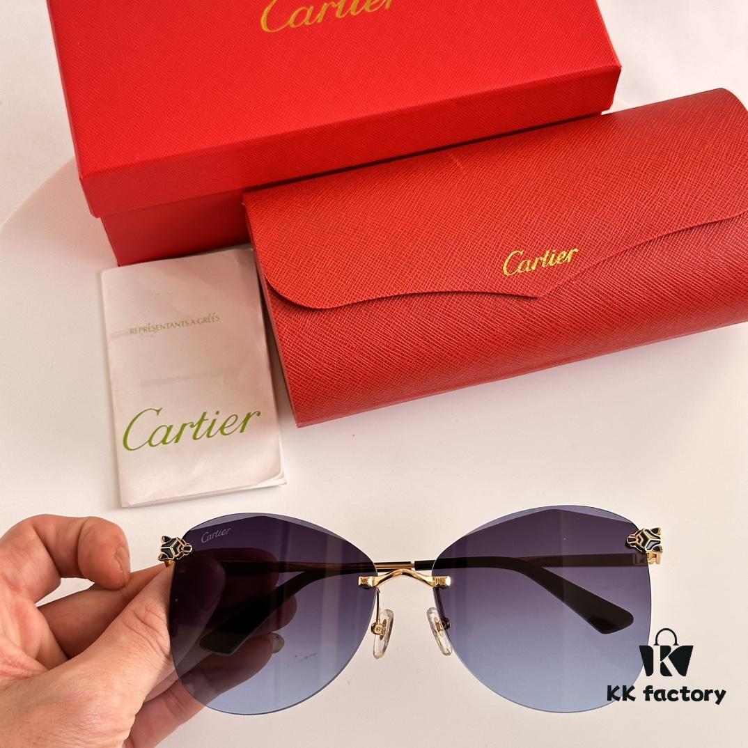 6931acbbccd8ab3d7afa109b Cartier Golden Plated Nylon Aviator Sunglasses - Sun Protection Model CT0398S Size 62□15-145