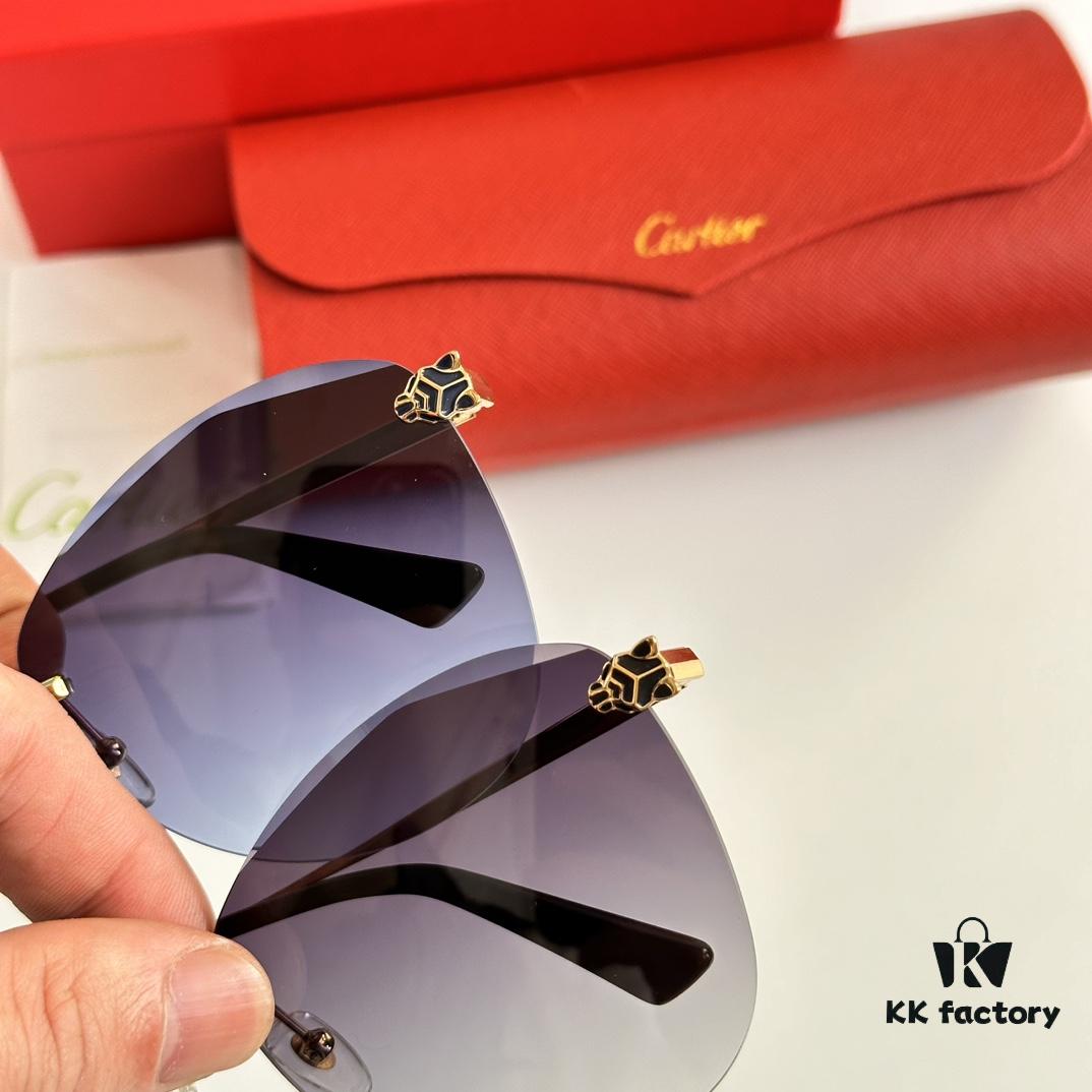 6931acbbccd8ab3d7afa109d Cartier Golden Plated Nylon Aviator Sunglasses - Sun Protection Model CT0398S Size 62□15-145
