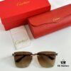 6931acbbccd8ab3d7afa10a0 Classic Painted Leopard Head Cartier Gold-Plated CT0397S Sunglasses