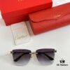 6931acbbccd8ab3d7afa10a2 Classic Painted Leopard Head Cartier Gold-Plated CT0397S Sunglasses