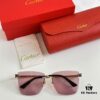 6931acbcccd8ab3d7afa10a3 Classic Painted Leopard Head Cartier Gold-Plated CT0397S Sunglasses