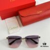 6931acbcccd8ab3d7afa10a4 Classic Painted Leopard Head Cartier Gold-Plated CT0397S Sunglasses