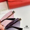 CARTIER CT0399S Almond-Shaped Polished Gold-Plated Cheetah Sunglasses