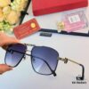 6931acc0ccd8ab3d7afa10ea Cartier Hong Kong Style Retro Chic Fashion Polygonal Sunglasses for Men, Stylish UV Protection Double-Bridge Sunglasses