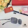 6931acc2ccd8ab3d7afa10f9 Cartier Fashion Unisex Lightweight Frameless Eyeglasses, Anti-Blue Light, Minimalist Design for Large Faces, Suitable for Myopia, Clear Lens Frame, Sunglasses