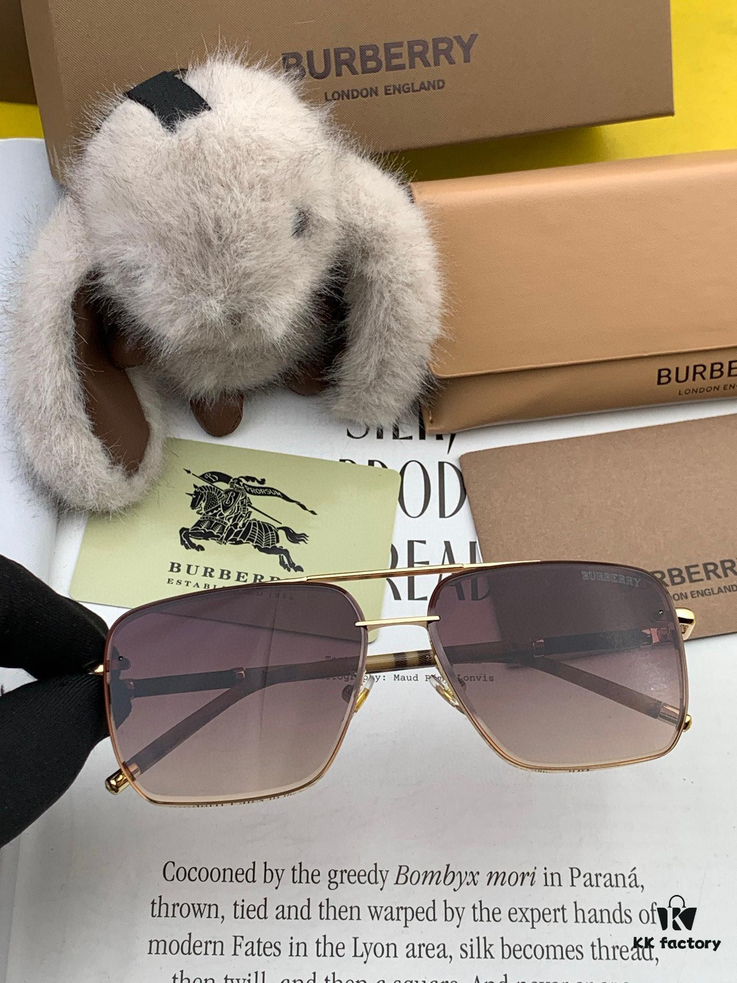 6931acd2ccd8ab3d7afa11ee BURBERRY Men's Sunglasses, Authentic Round 'Bug-Eye' Design, High-Quality Unisex Style, Flattering Fit, New Arrival B62306
