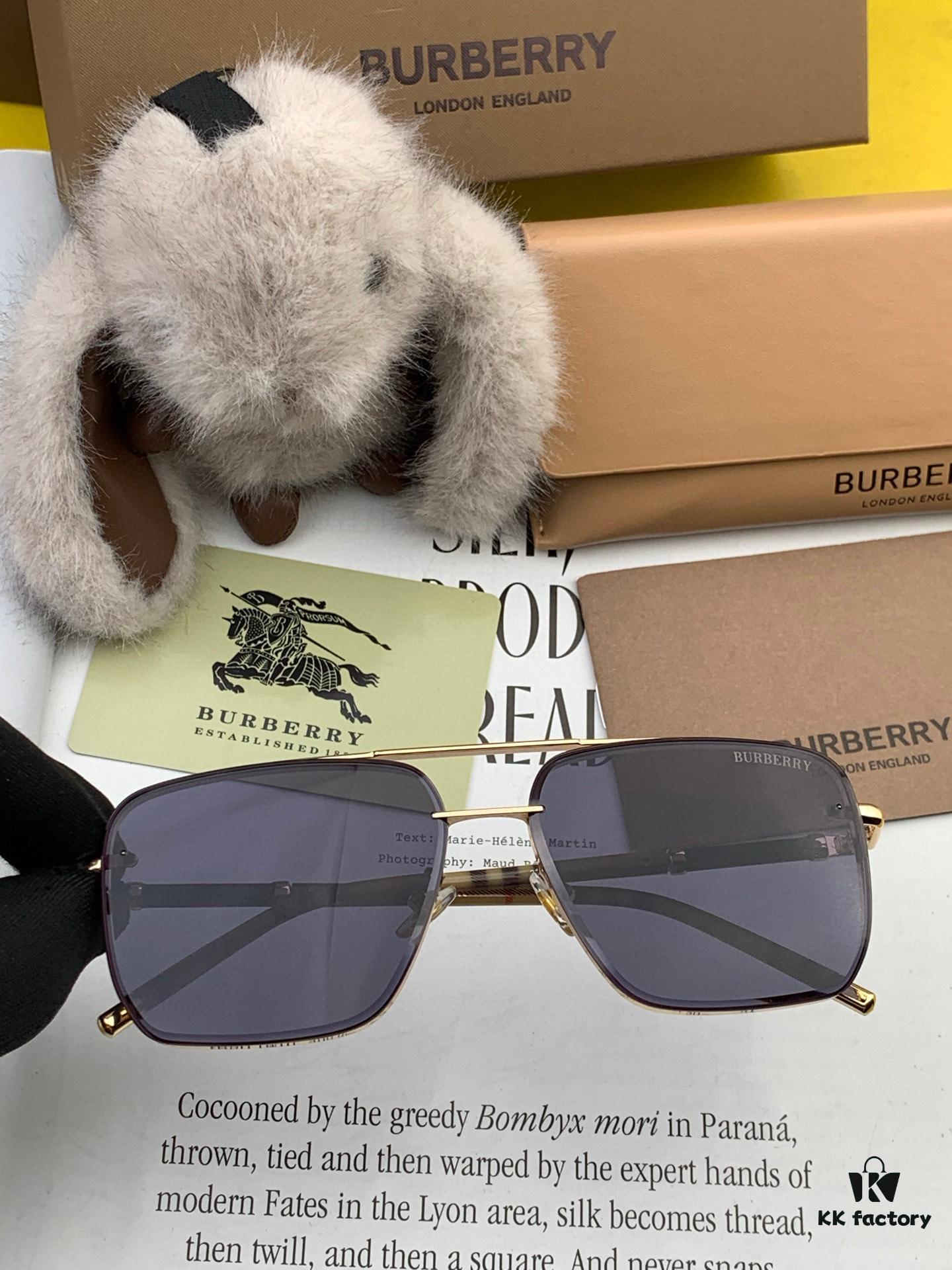 6931acd2ccd8ab3d7afa11ef BURBERRY Men's Sunglasses, Authentic Round 'Bug-Eye' Design, High-Quality Unisex Style, Flattering Fit, New Arrival B62306
