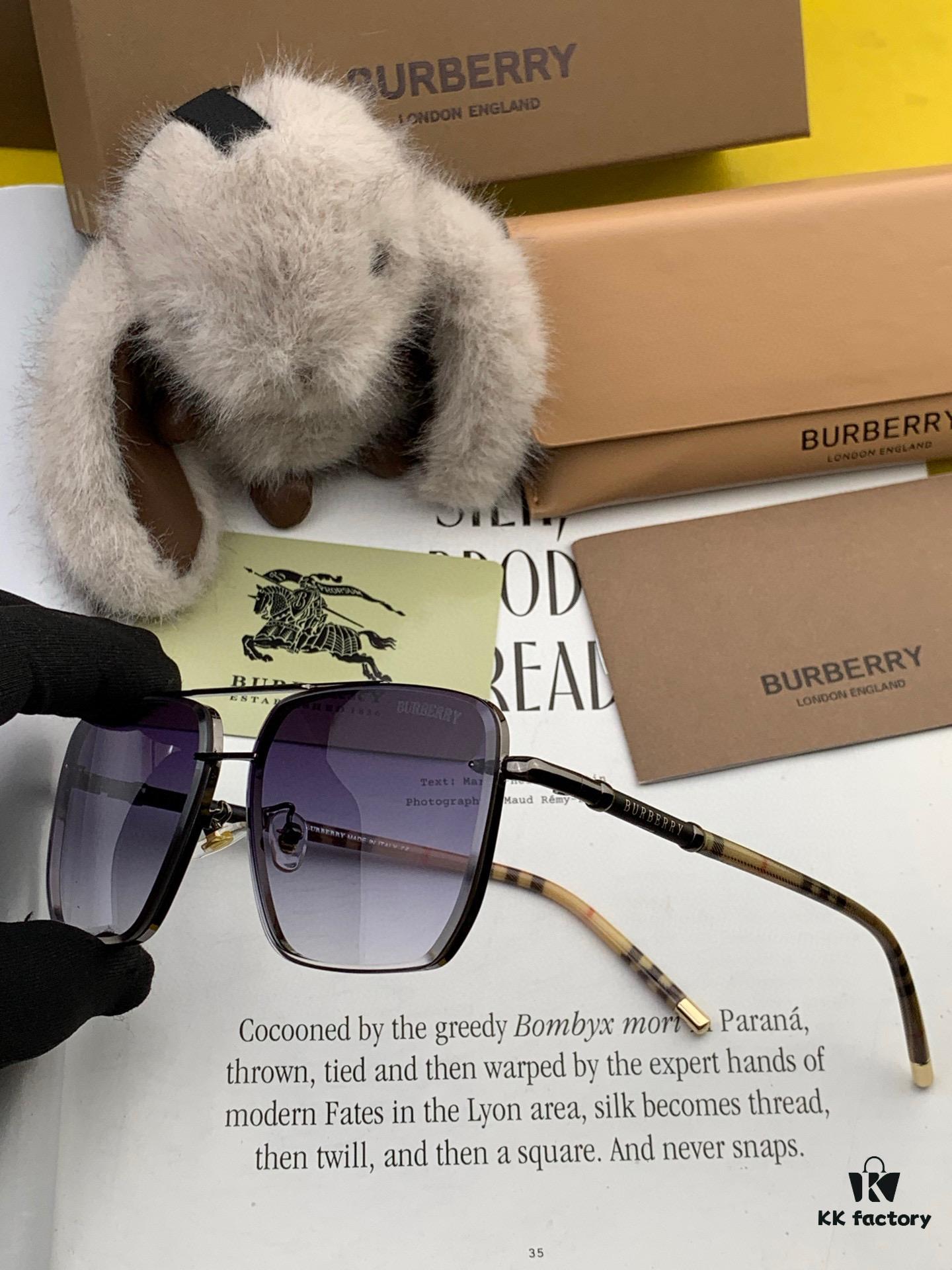 6931acd2ccd8ab3d7afa11f0 BURBERRY Men's Sunglasses, Authentic Round 'Bug-Eye' Design, High-Quality Unisex Style, Flattering Fit, New Arrival B62306