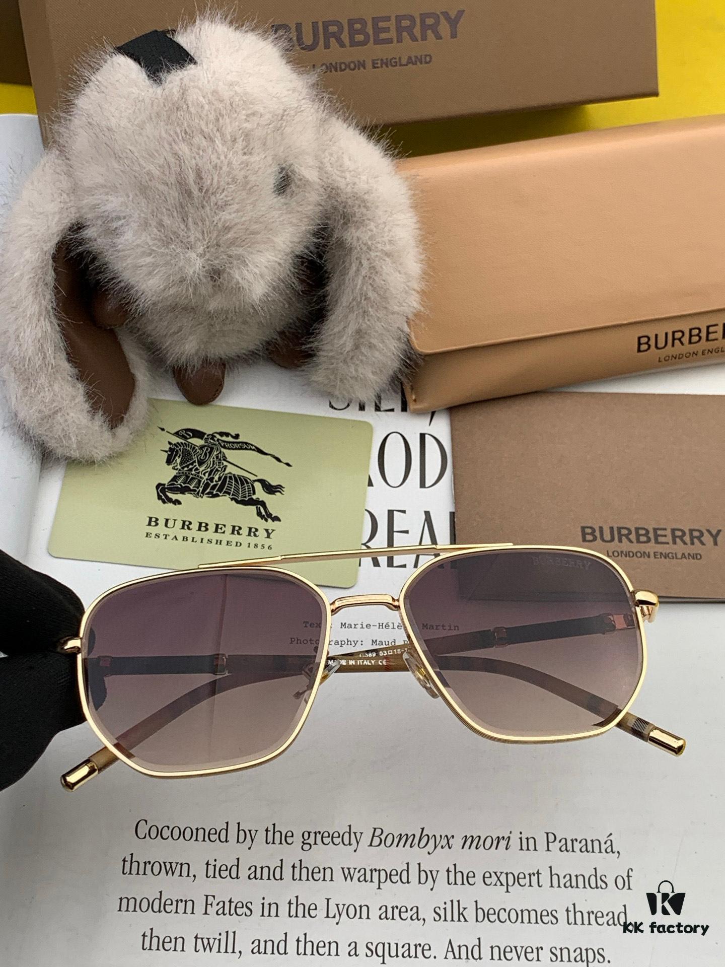 6931acd2ccd8ab3d7afa11f7 BURBERRY Men's Sunglasses Original Frog Style High-Quality Unisex Design New Arrival Model B62306