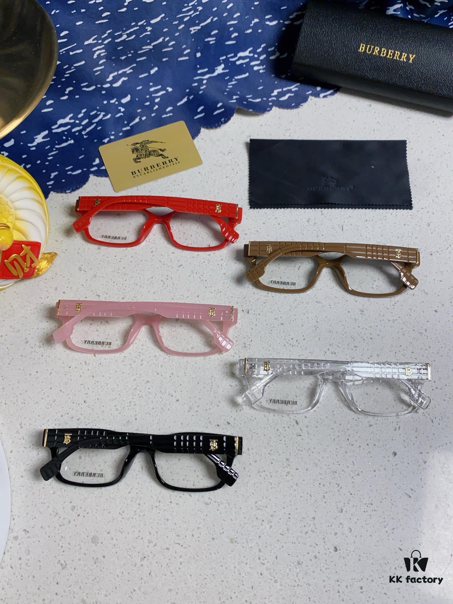 6931acd4ccd8ab3d7afa1212 Burberry 2025 New Arrival High-Beauty Eyeglass Frame for Women, Large Frame Prescription-Compatible Glasses, Blue Light Blocking, Non-Powered Lens, Slimming Effect