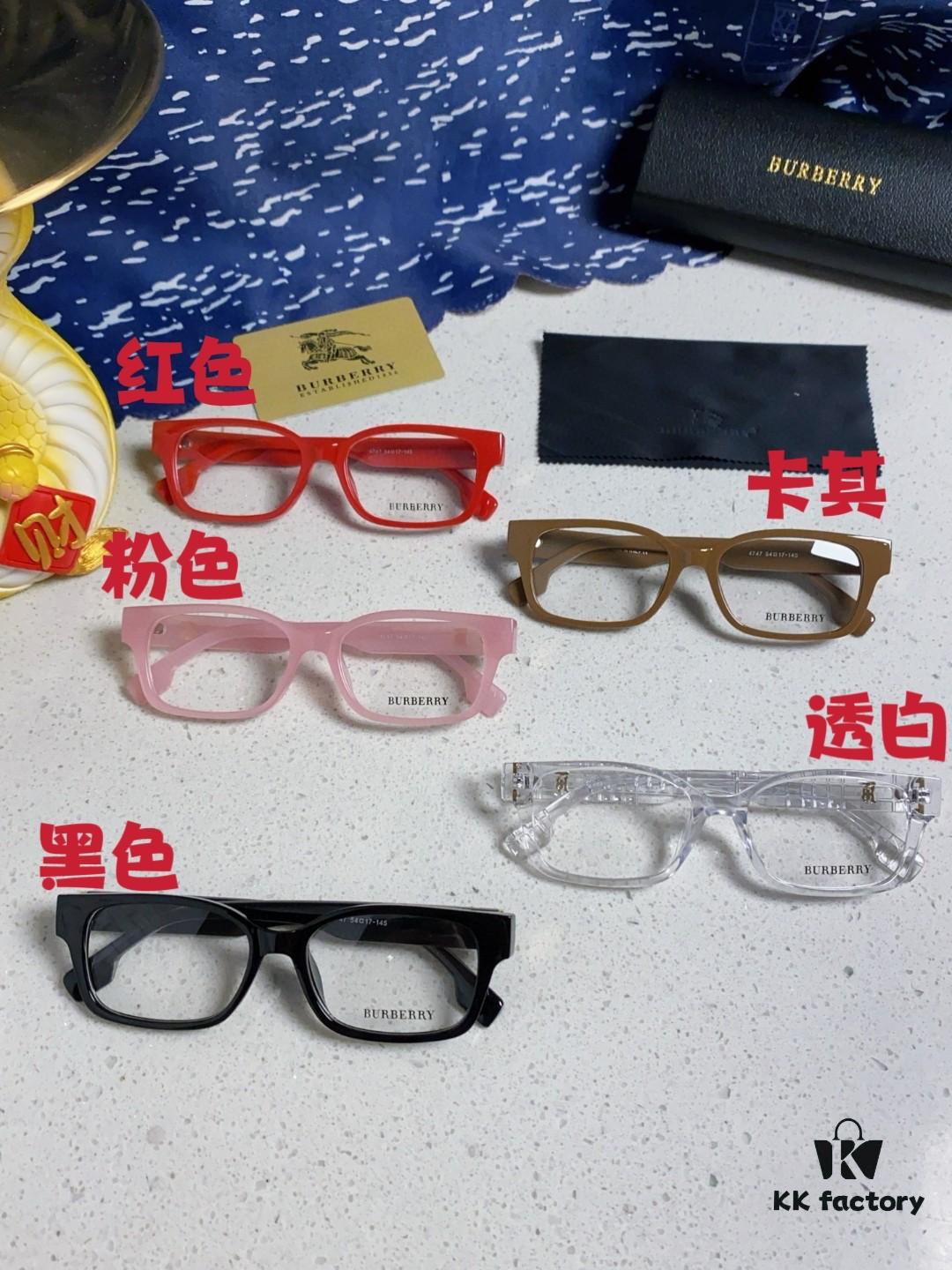 6931acd4ccd8ab3d7afa1213 Burberry 2025 New Arrival High-Beauty Eyeglass Frame for Women, Large Frame Prescription-Compatible Glasses, Blue Light Blocking, Non-Powered Lens, Slimming Effect