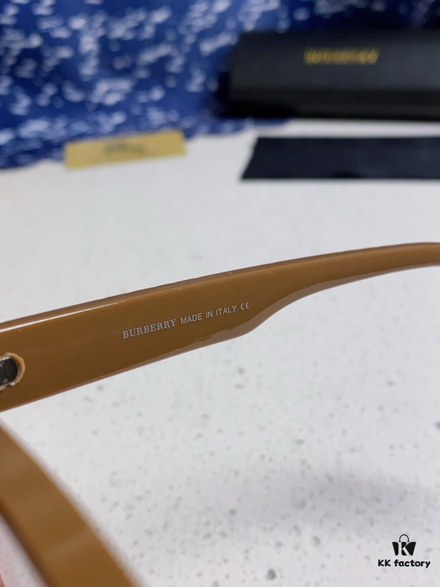 6931acd6ccd8ab3d7afa1225 Burberry 2025 New Arrival High-Aesthetic Eyeglass Frame for Women, Large Frame Prescription-Compatible Clear Lens Glasses, Blue Light Blocking, Non-Powered Frame, Slimming Effect, Everyday Wear