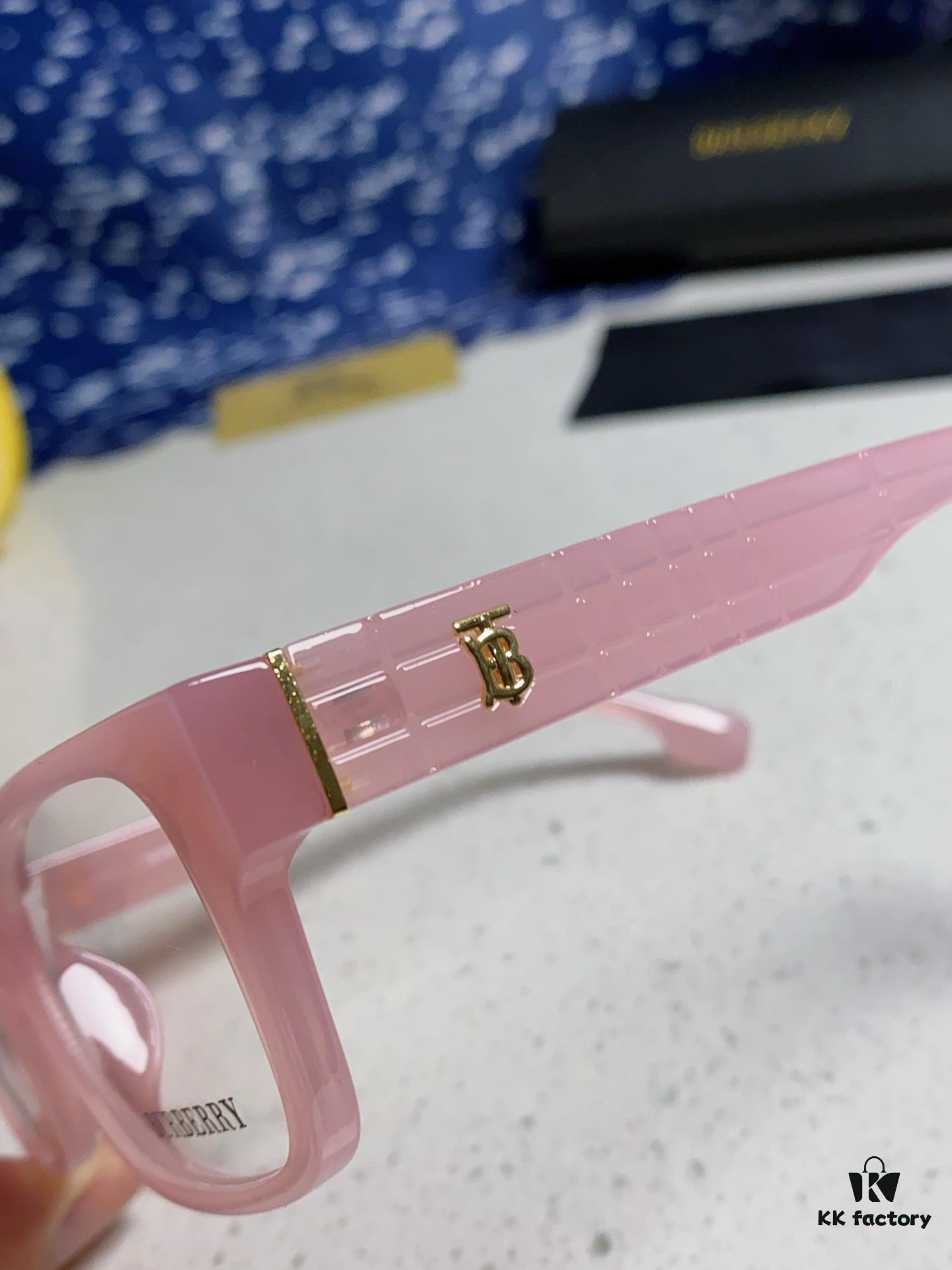 6931acd6ccd8ab3d7afa122e Burberry 2025 New Arrival High-Aesthetic Eyeglass Frame for Women, Large Frame Prescription-Compatible Optical Glasses, Blue Light Blocking, Non-Prescription Lens Ready, Slimming Effect