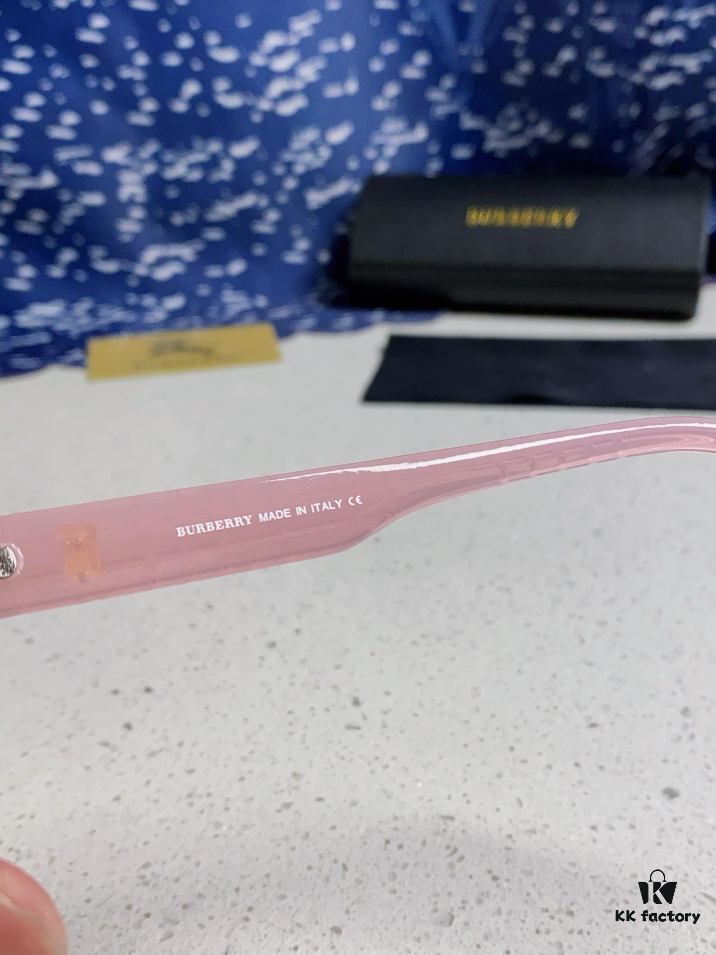 6931acd7ccd8ab3d7afa122f Burberry 2025 New Arrival High-Aesthetic Eyeglass Frame for Women, Large Frame Prescription-Compatible Optical Glasses, Blue Light Blocking, Non-Prescription Lens Ready, Slimming Effect