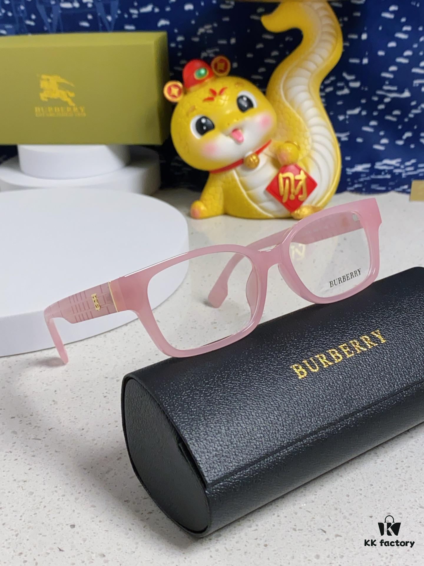 6931acd7ccd8ab3d7afa1231 Burberry 2025 New Arrival High-Aesthetic Eyeglass Frame for Women, Large Frame Prescription-Compatible Optical Glasses, Blue Light Blocking, Non-Prescription Lens Ready, Slimming Effect