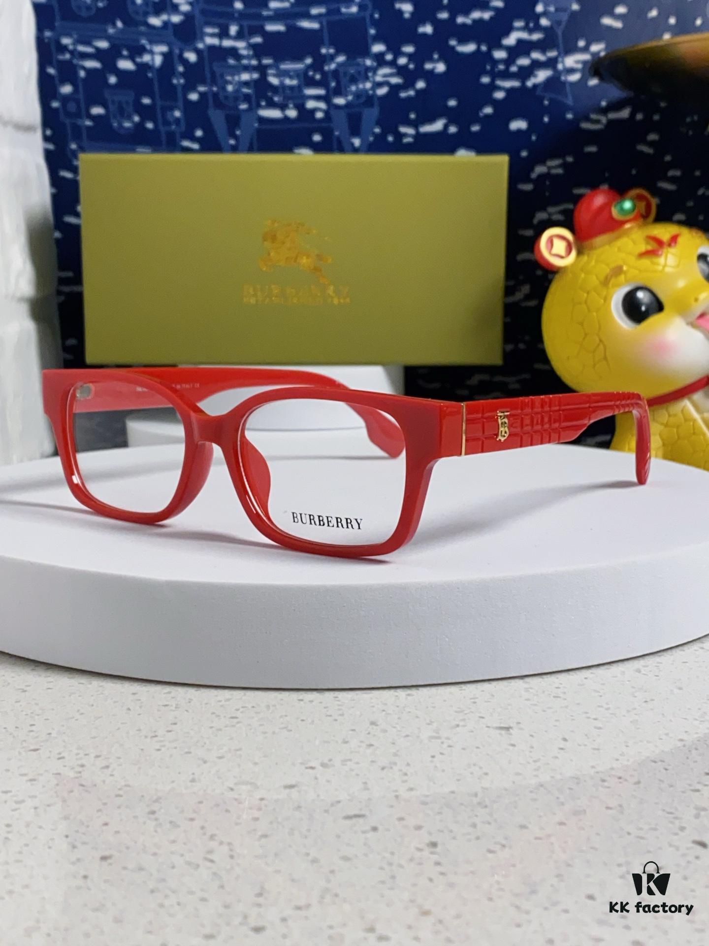 6931acd7ccd8ab3d7afa1232 Burberry 2025 New Arrival High-Beauty Eyeglass Frame for Women, Large Frame Prescription-Compatible Glasses, Blue Light Blocking, Non-Powered Lens, Slimming Effect