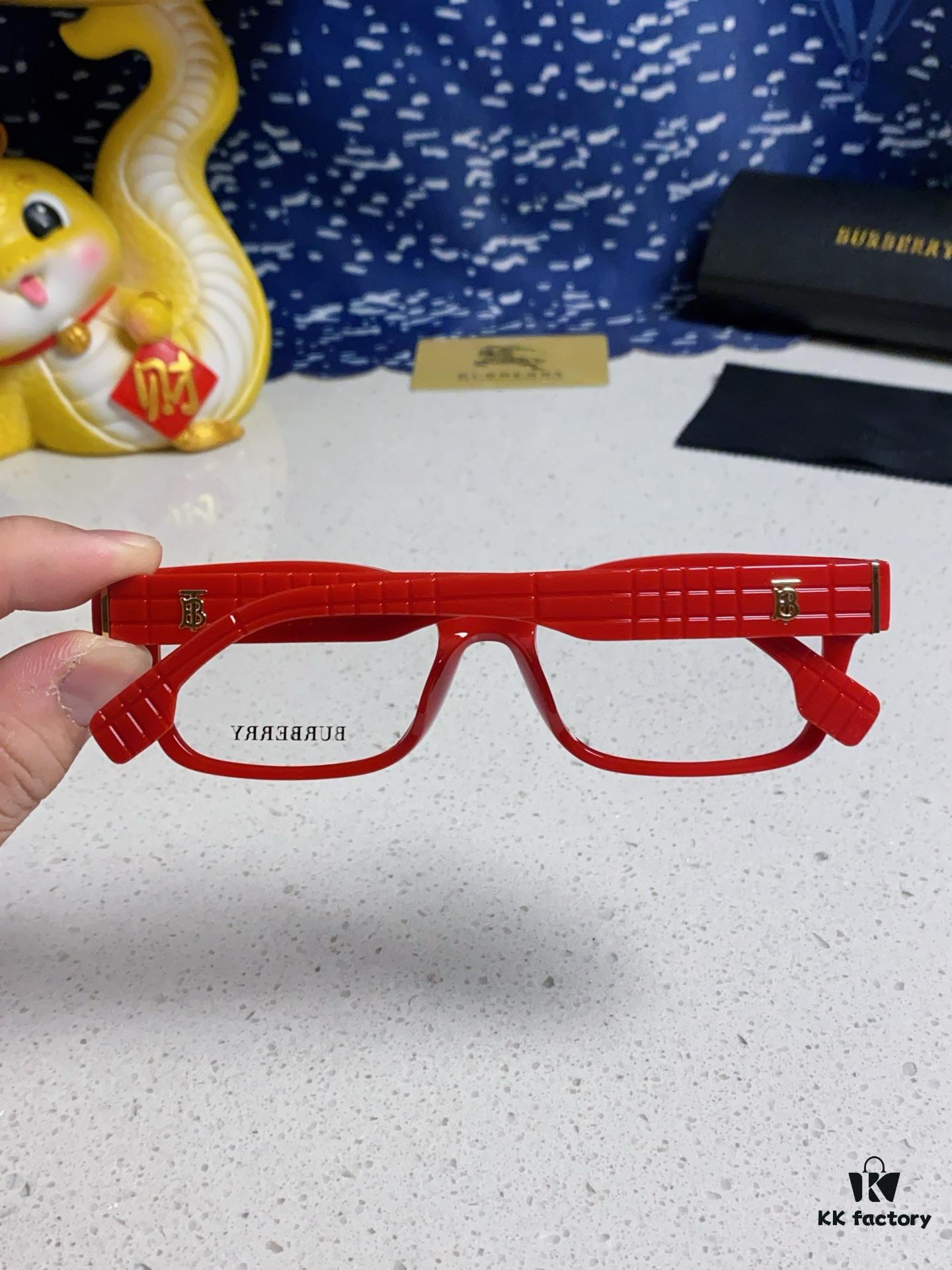 6931acd7ccd8ab3d7afa1236 Burberry 2025 New Arrival High-Beauty Eyeglass Frame for Women, Large Frame Prescription-Compatible Glasses, Blue Light Blocking, Non-Powered Lens, Slimming Effect