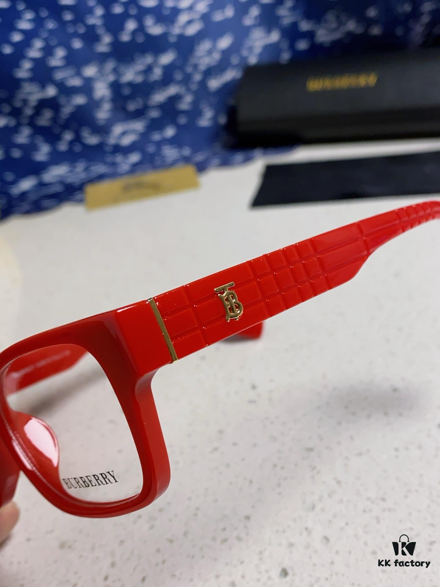6931acd7ccd8ab3d7afa1238 Burberry 2025 New Arrival High-Beauty Eyeglass Frame for Women, Large Frame Prescription-Compatible Glasses, Blue Light Blocking, Non-Powered Lens, Slimming Effect