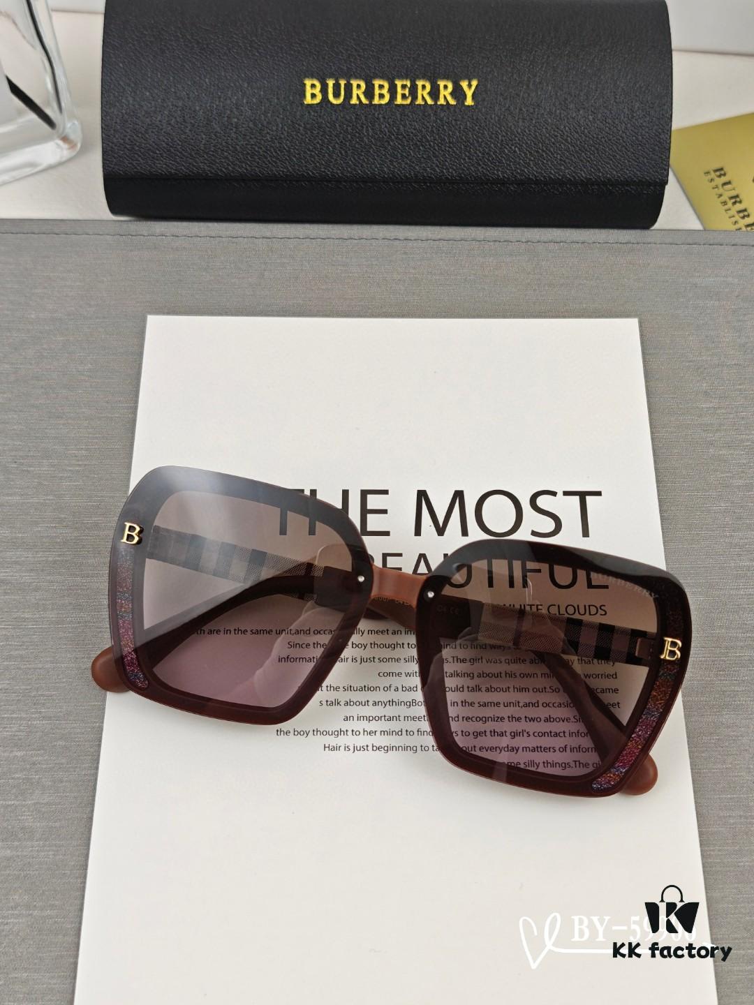 6931acd9ccd8ab3d7afa124a Burberry - New Model Sunglasses, Celebrity Style, Polarized TR Lightweight Frame with PL Lens, Fashionable and Comfortable for Travel, Driving, and Daily Wear