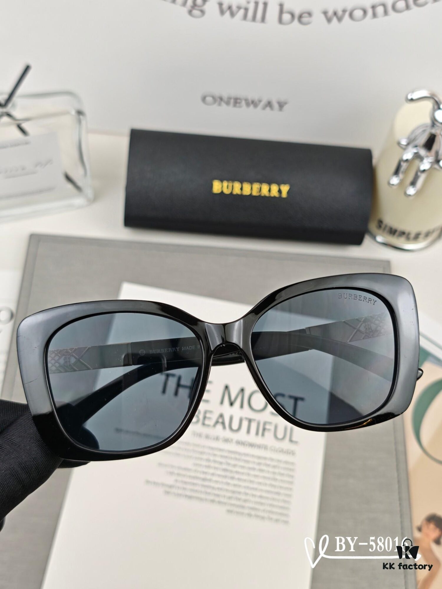 6931acdaccd8ab3d7afa125b Burberry - Polaroid Resin Polarized Sunglasses with TR Frame, Lightweight and Comfortable, Size 61-15-150, Fashionable Star-Style Sunglasses for Travel and Daily Wear