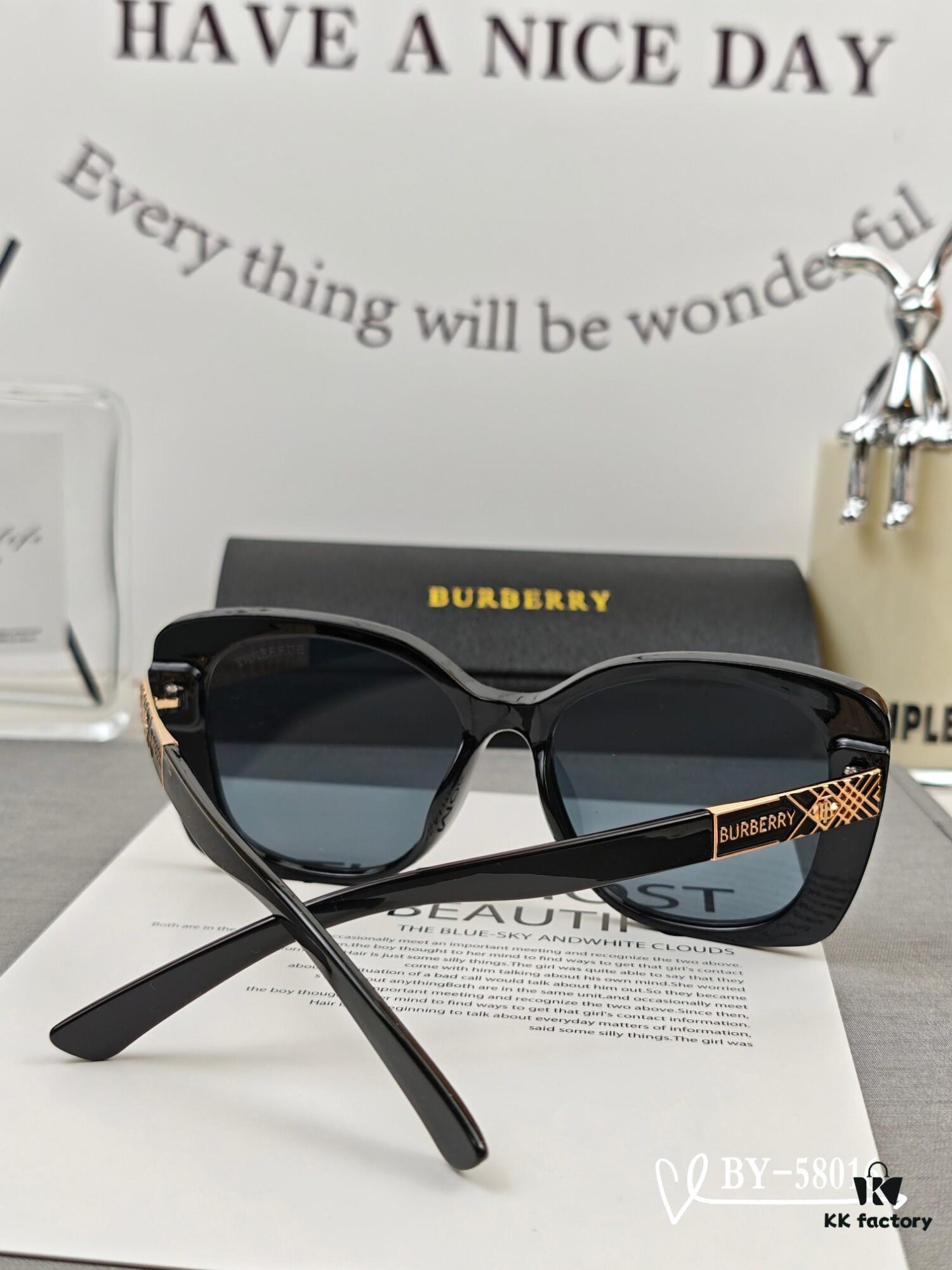6931acdaccd8ab3d7afa125d Burberry - Polaroid Resin Polarized Sunglasses with TR Frame, Lightweight and Comfortable, Size 61-15-150, Fashionable Star-Style Sunglasses for Travel and Daily Wear