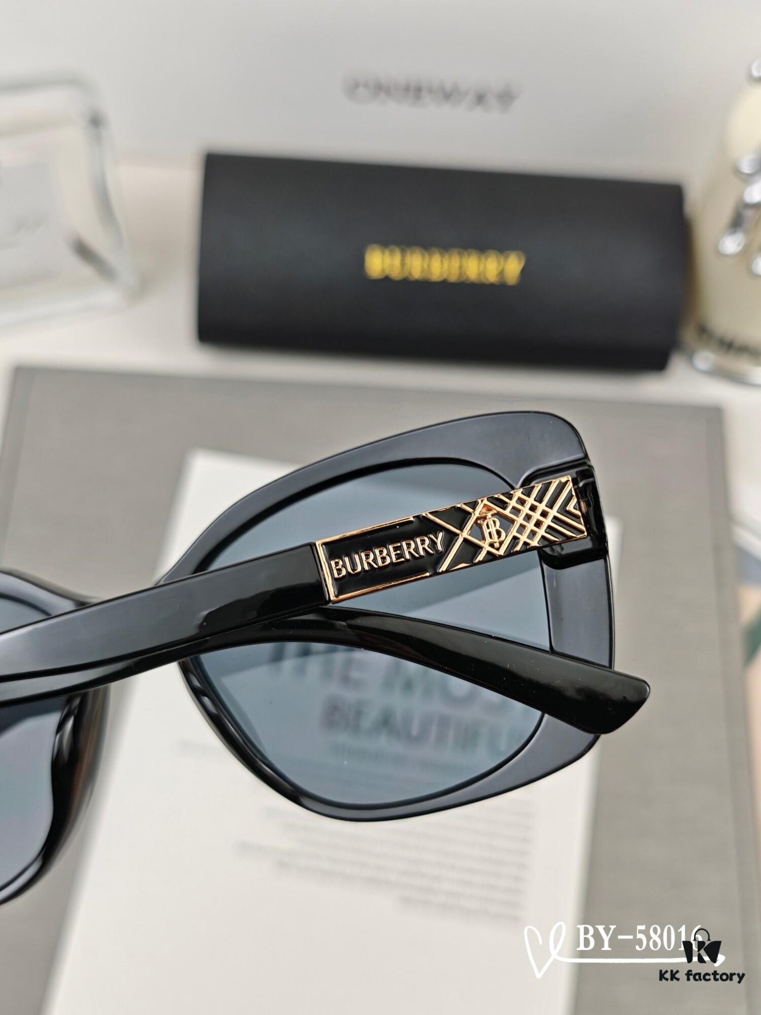 6931acdaccd8ab3d7afa125e Burberry - Polaroid Resin Polarized Sunglasses with TR Frame, Lightweight and Comfortable, Size 61-15-150, Fashionable Star-Style Sunglasses for Travel and Daily Wear