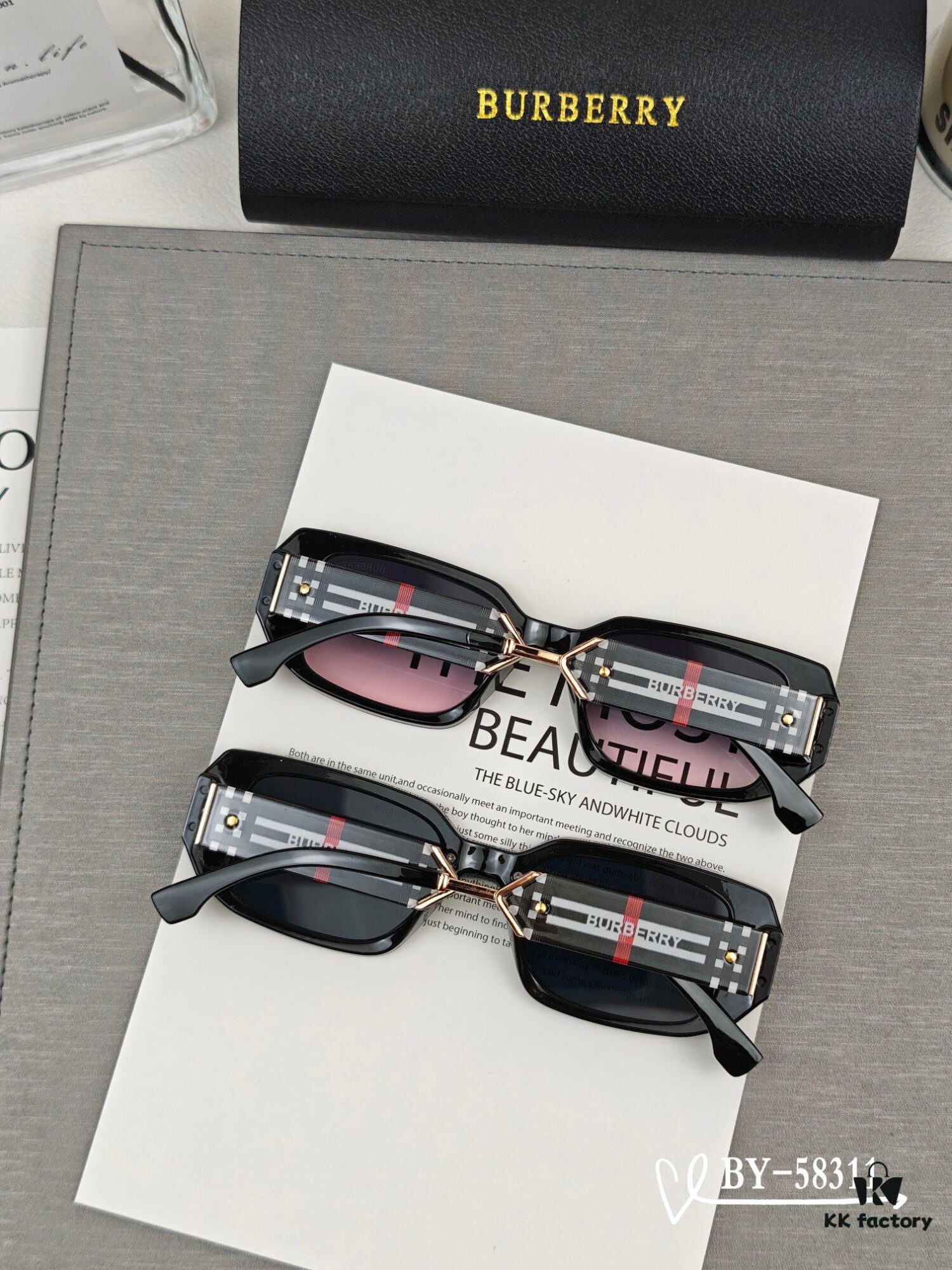 Burberry | Polarized Sunglasses with TR Frame, Lightweight and Comfortable, Model: 58311