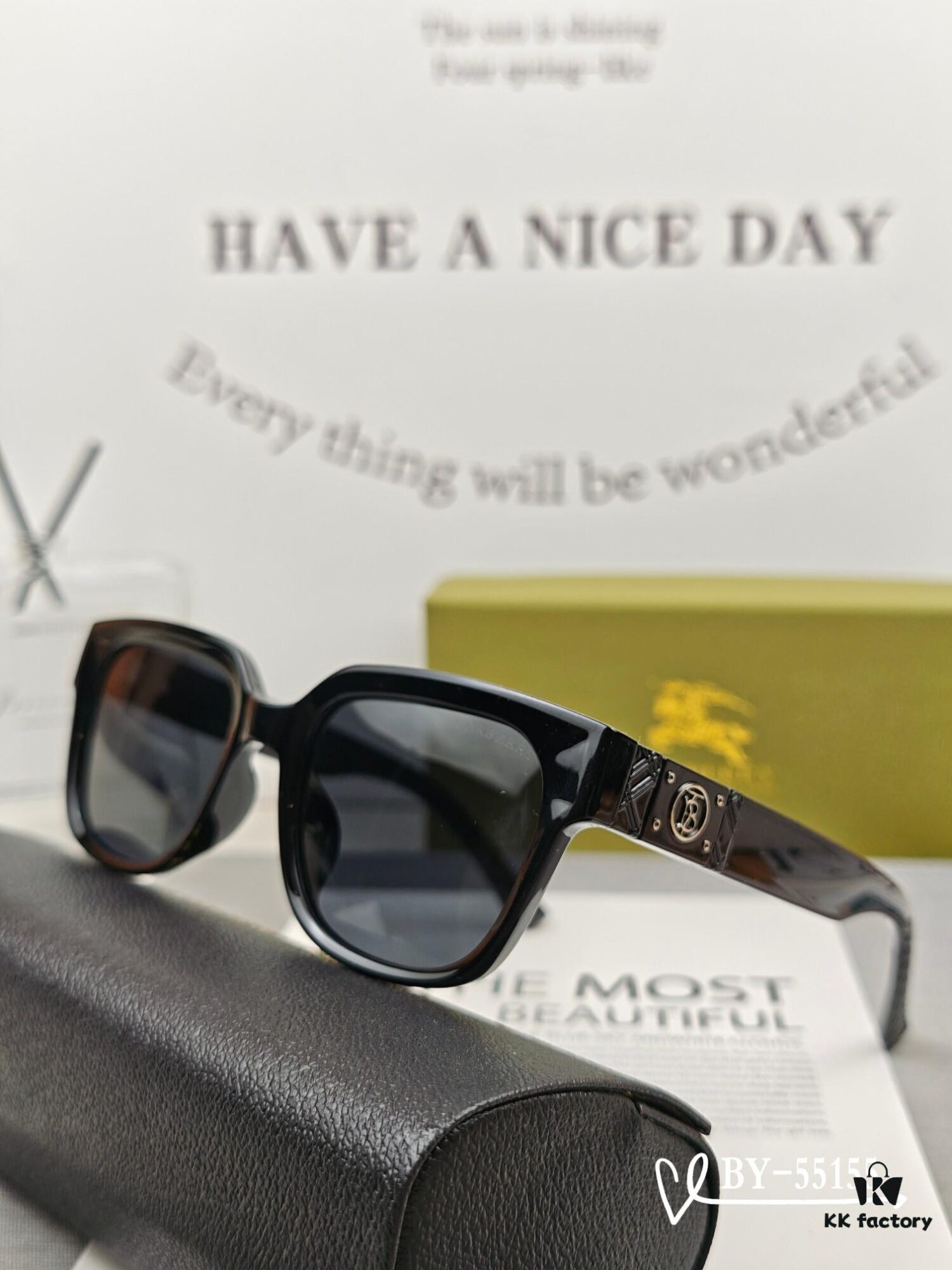 6931acdcccd8ab3d7afa127d Burberry New Arrival Sunglasses, Polarized TR Lightweight Frame, Celebrity Style, Model: 55155