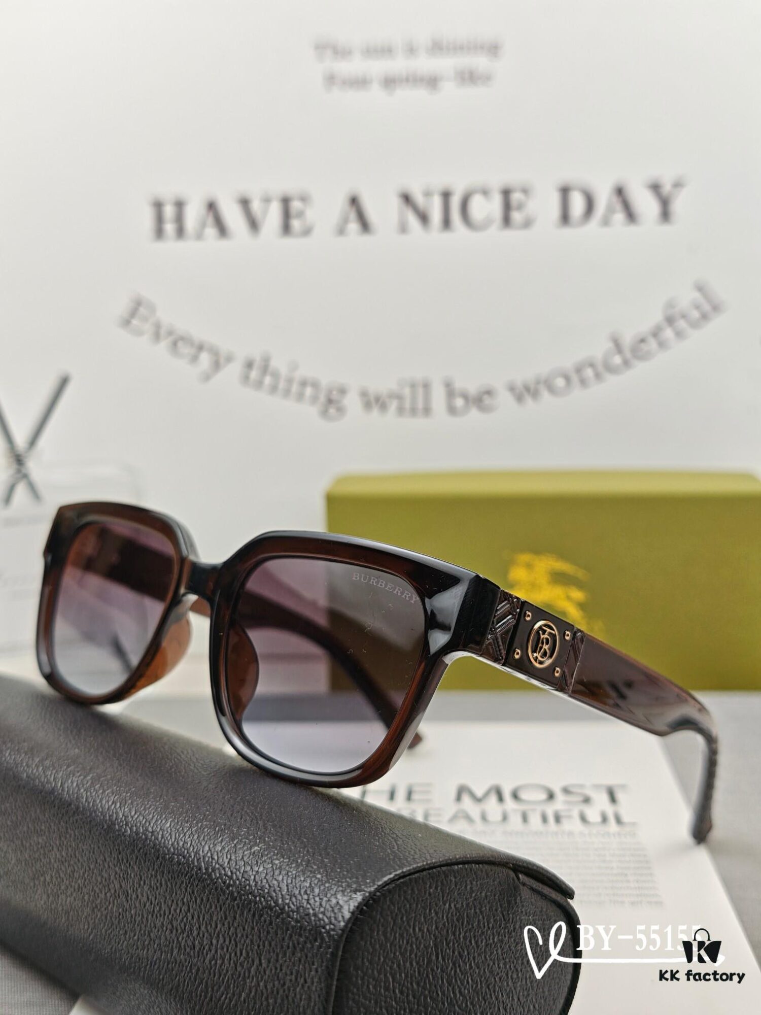 6931acdcccd8ab3d7afa127e Burberry New Arrival Sunglasses, Polarized TR Lightweight Frame, Celebrity Style, Model: 55155