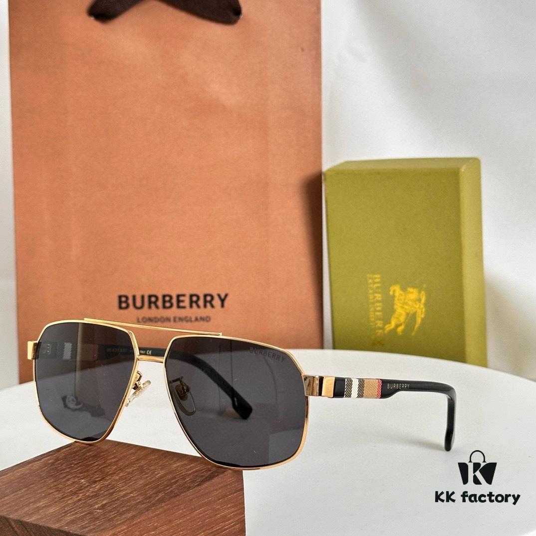 6931acddccd8ab3d7afa1286 Burberry BE4212 Men's Pattern Aviator Sunglasses, Genuine Authentic, Size: 60□15-140