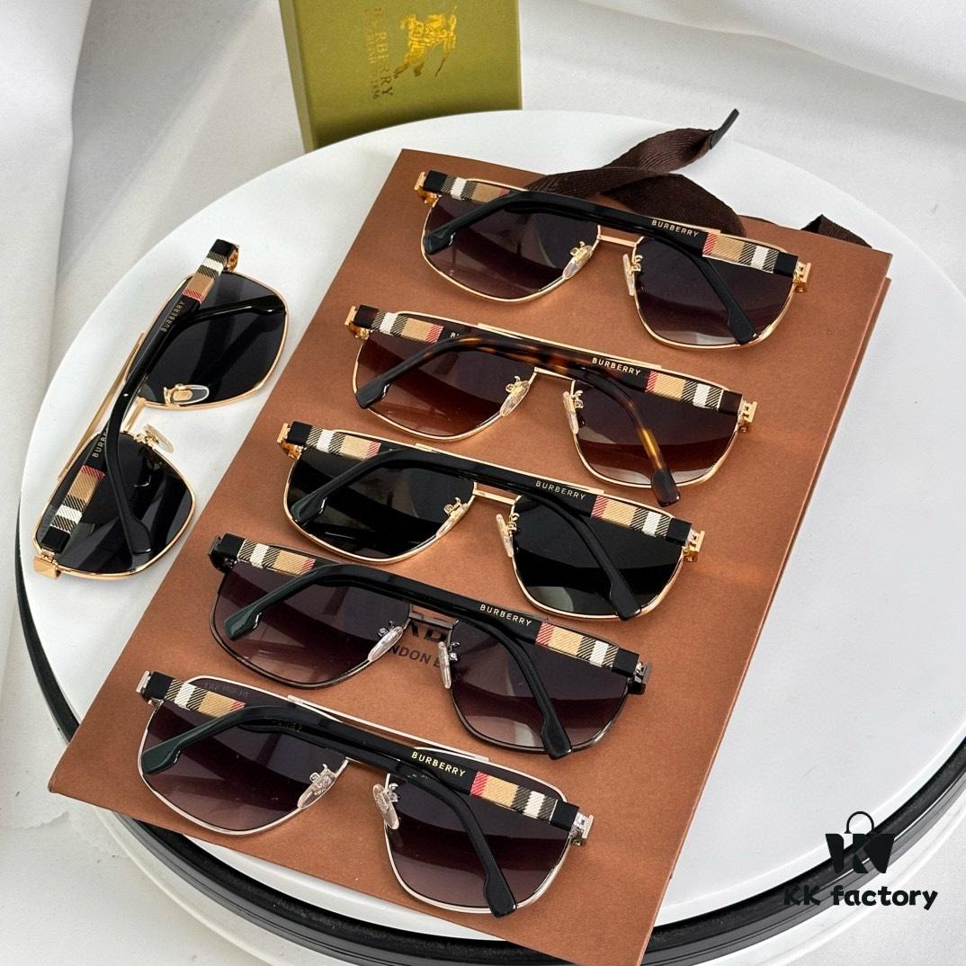 6931acddccd8ab3d7afa128a Burberry BE4212 Men's Pattern Aviator Sunglasses, Genuine Authentic, Size: 60□15-140