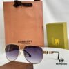 Burberry BE4211 Men's Aviator Sunglasses, Pattern Design, Size 60□15-140