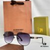 Burberry BE4211 Men's Aviator Sunglasses, Pattern Design, Size 60□15-140